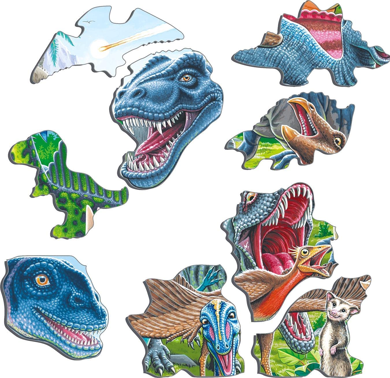 Пазл Счастливые динозавры 43 элемента  